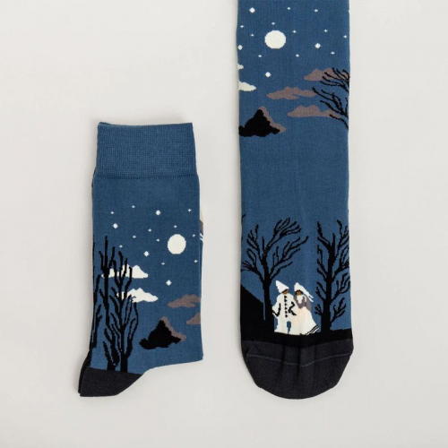 Socken Kunstwerke - Rousseau "Eine Karnevalsnacht"